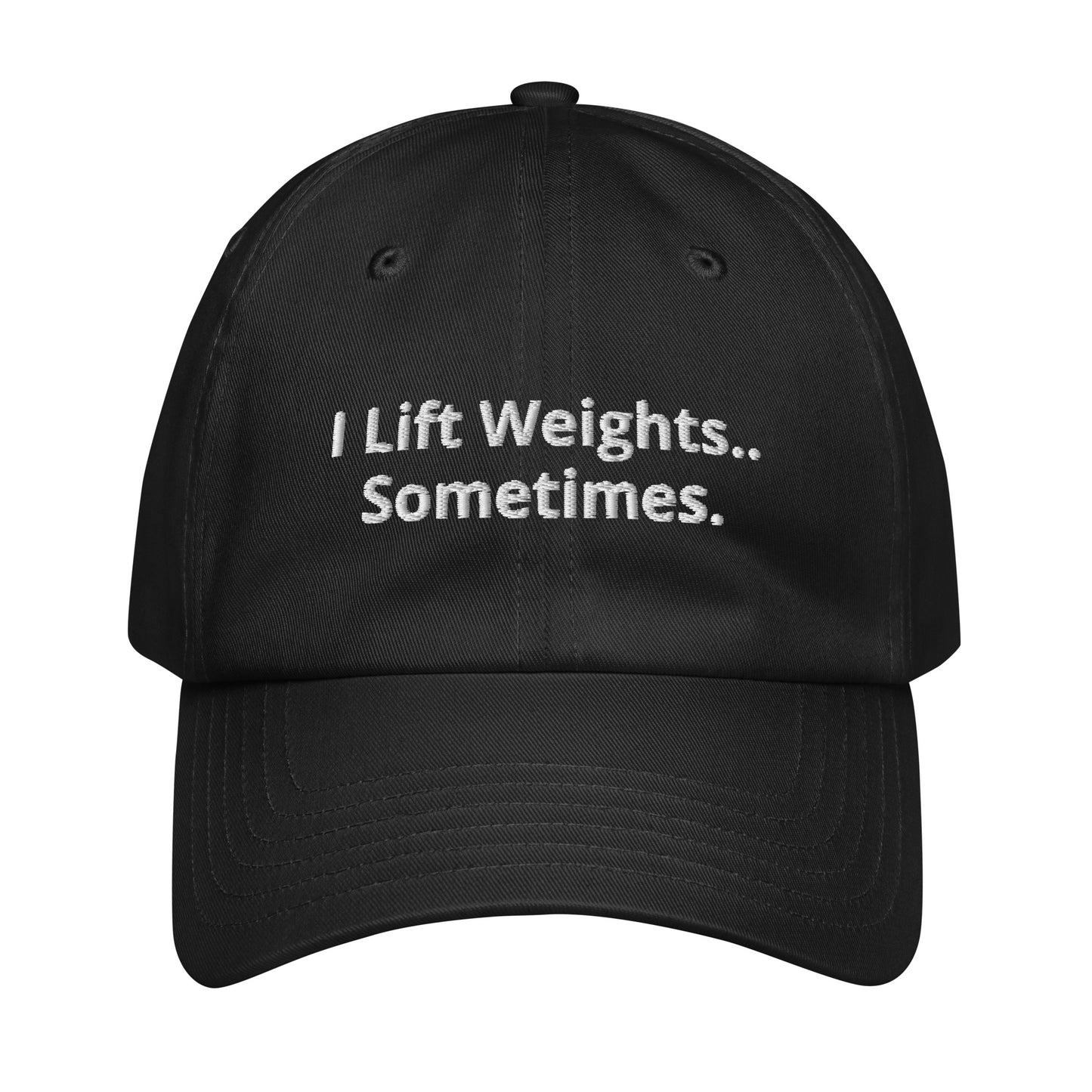 "I Lift Weights...Sometimes." Under Armour® dad hat