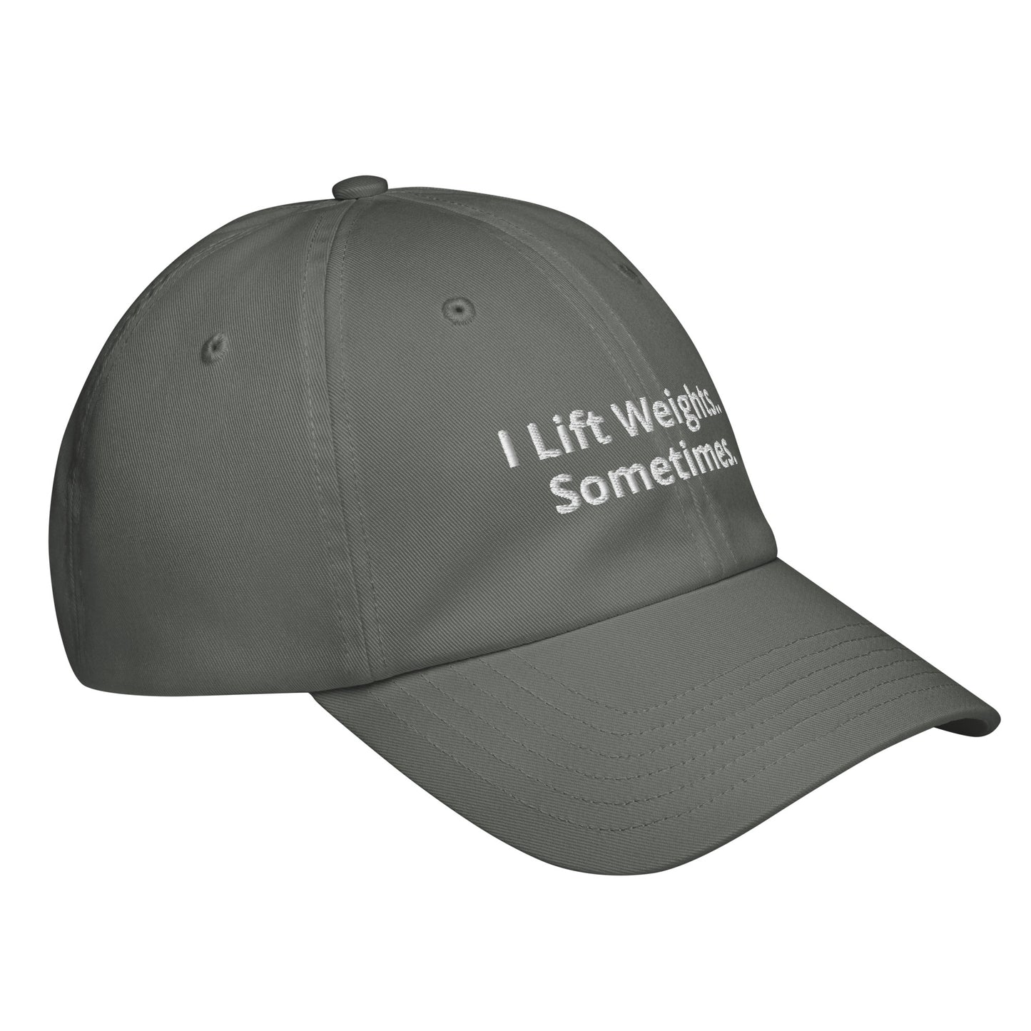 "I Lift Weights...Sometimes." Under Armour® dad hat